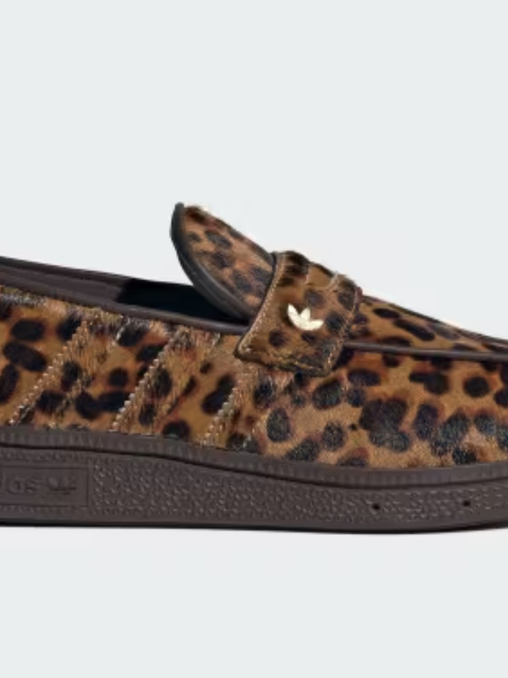 Adidas Women's Leopard Print Loafer - Brown